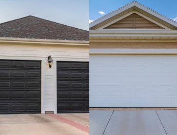 2 to 1 garage door conversion